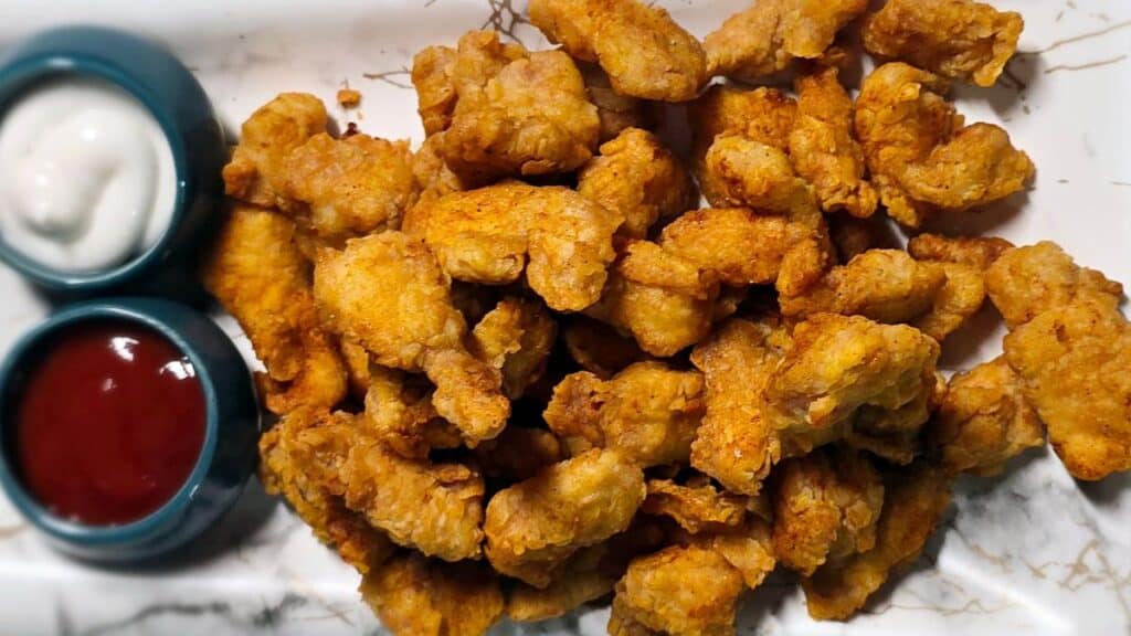 Popcorn chicken recipe Final Result