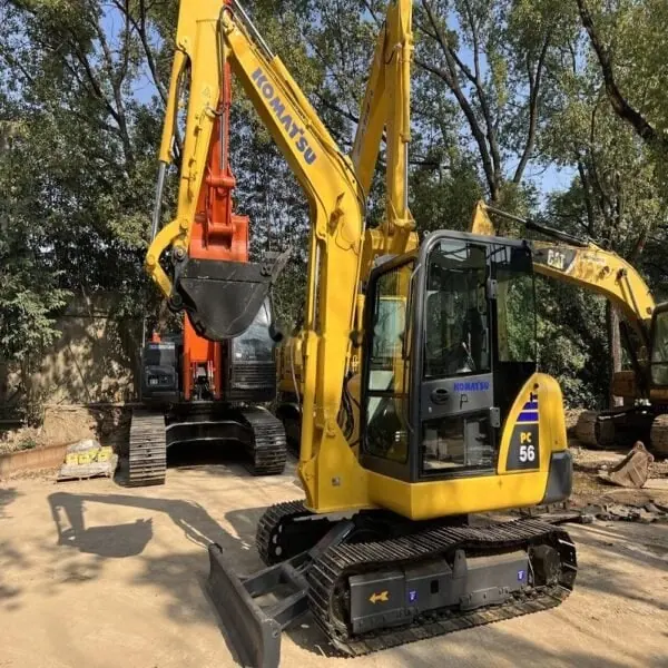 Used Komatsu PC56 Mini Excavator Small Digger with High Quailty - Image 4