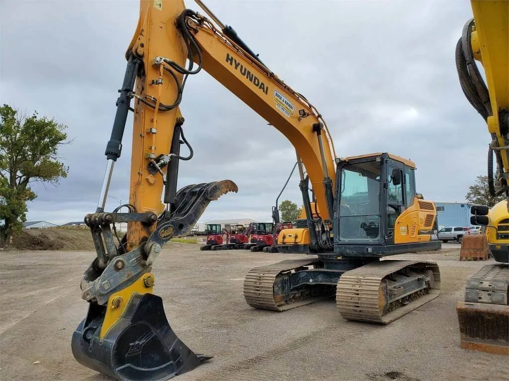 used hyundai excavator
