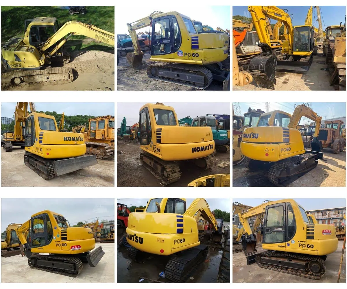 used Komatsu PC60mini excavator