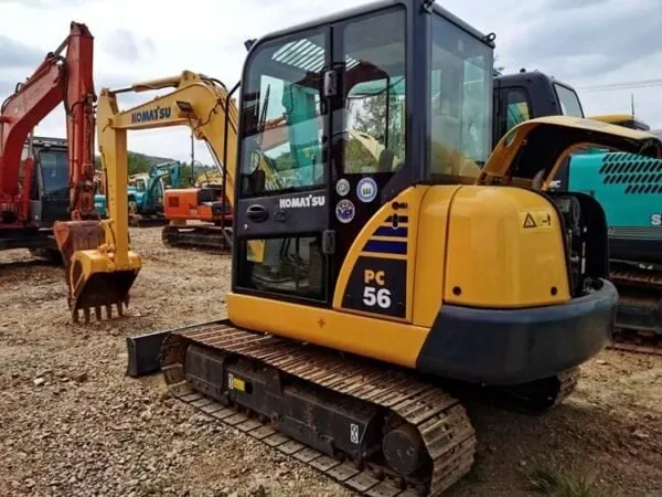 Used Komatsu PC56 Mini Excavator Small Digger with High Quailty - Image 2
