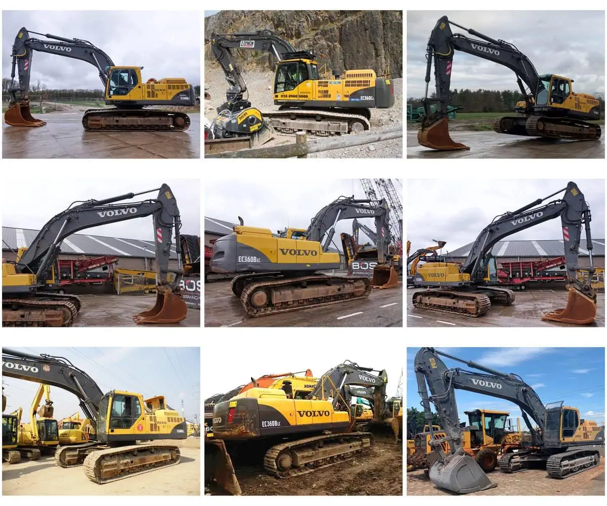 used Volvo EC360BLC