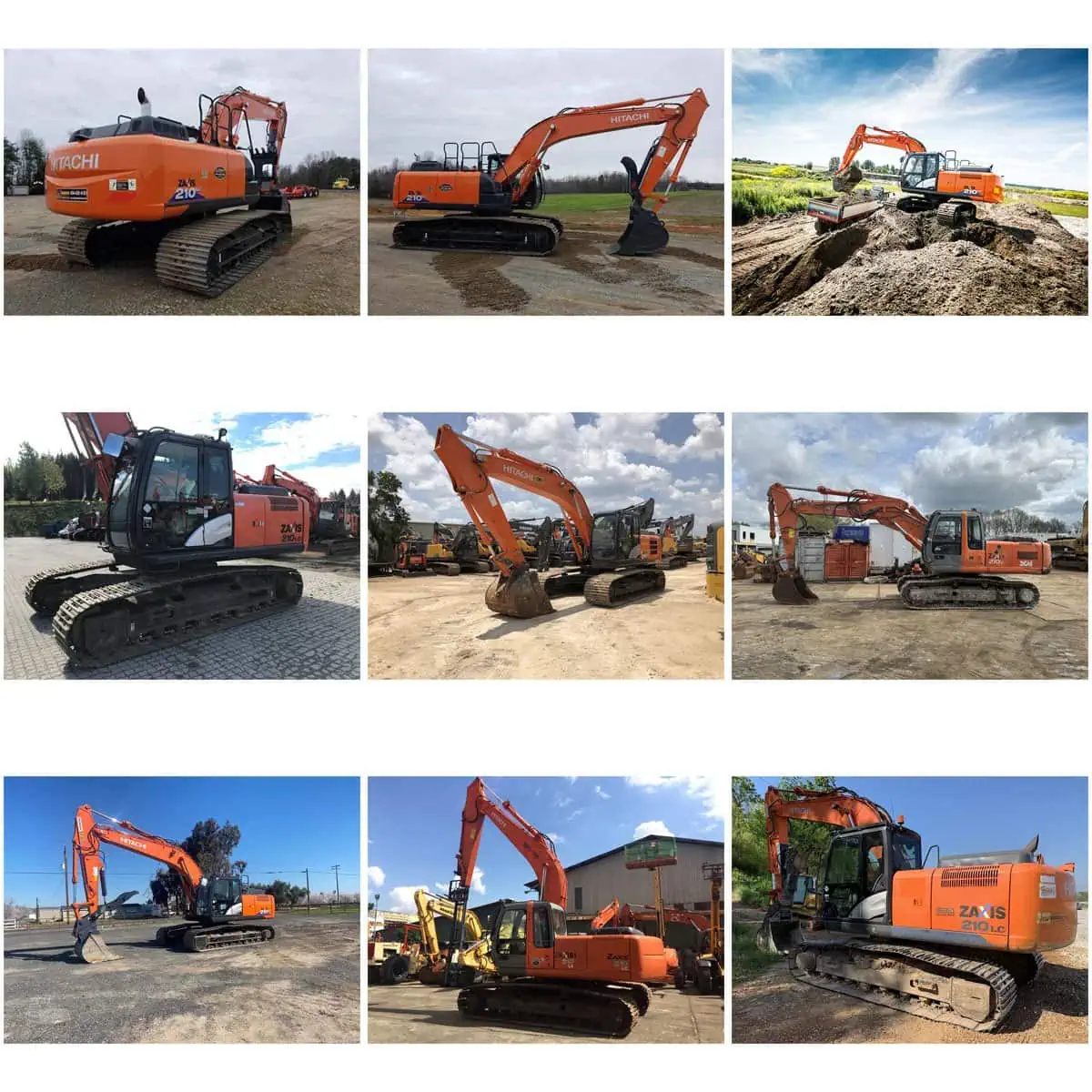 second hand Hitachi ZX210LC