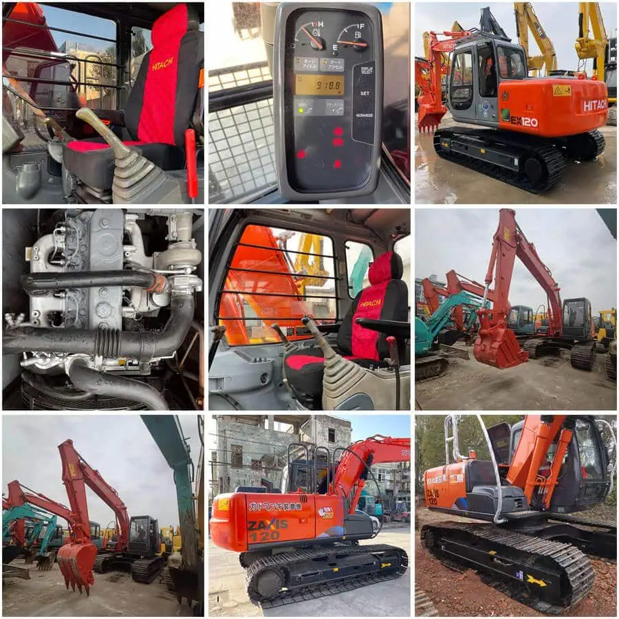 Second Hand Hitachi ZX120 For Sale Used Excavator with Best Price