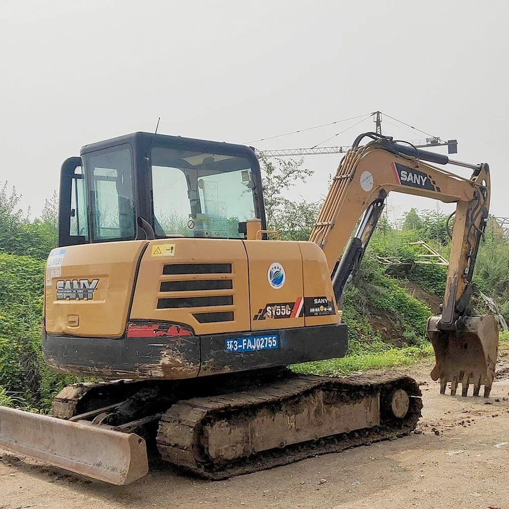 Used Sany SY55C Excavator Second Hand Mini Digger For Sale