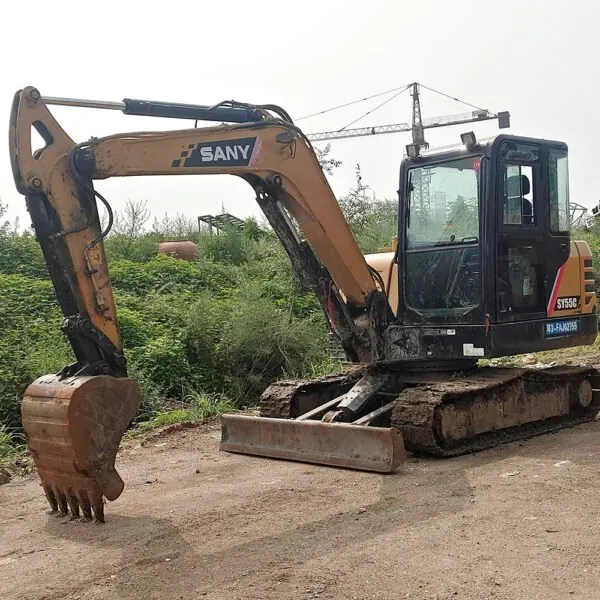 Used Sany SY55C Excavator Second Hand Mini Digger For Sale - Image 4