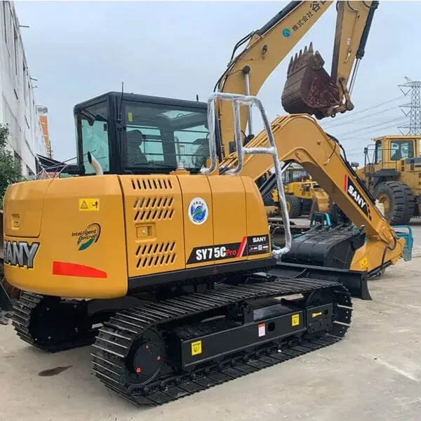 Used Sany SY75C Excavator For Sale Second Hand Mini Digger - Image 4