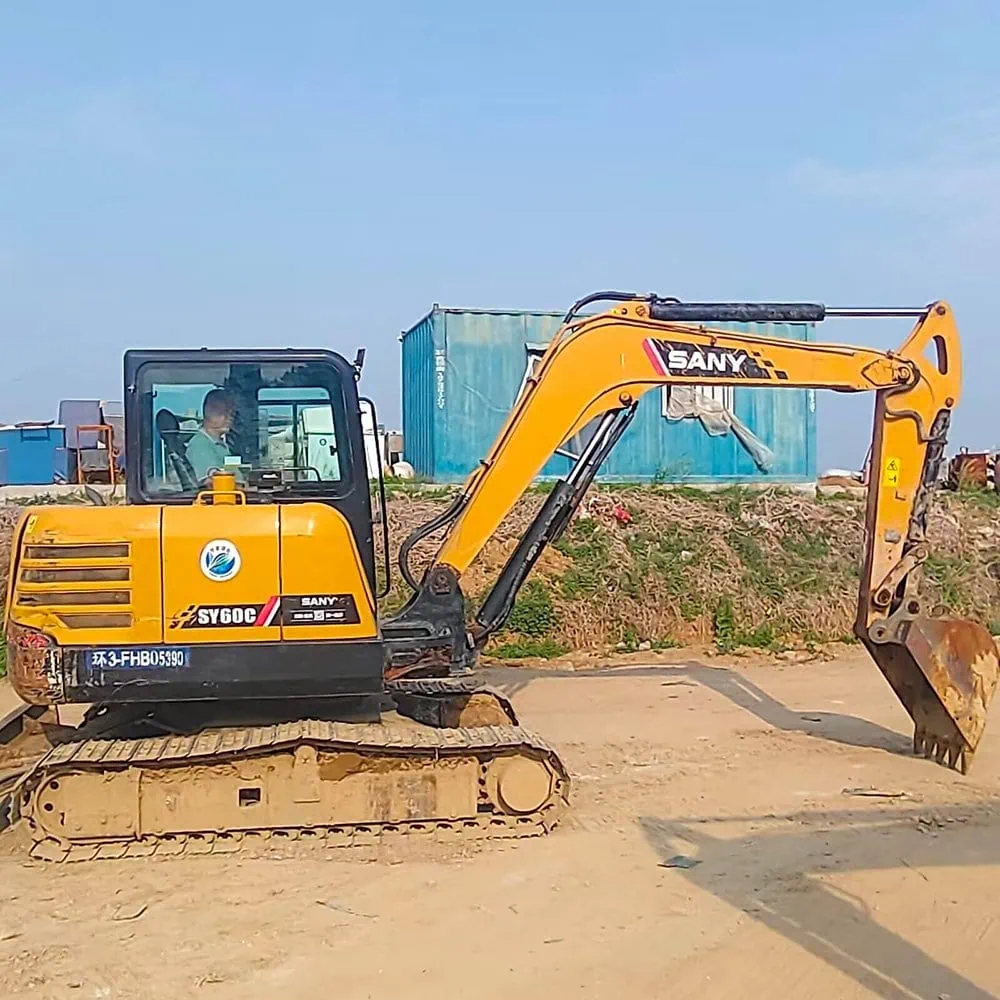 used Sany SY60C excavator