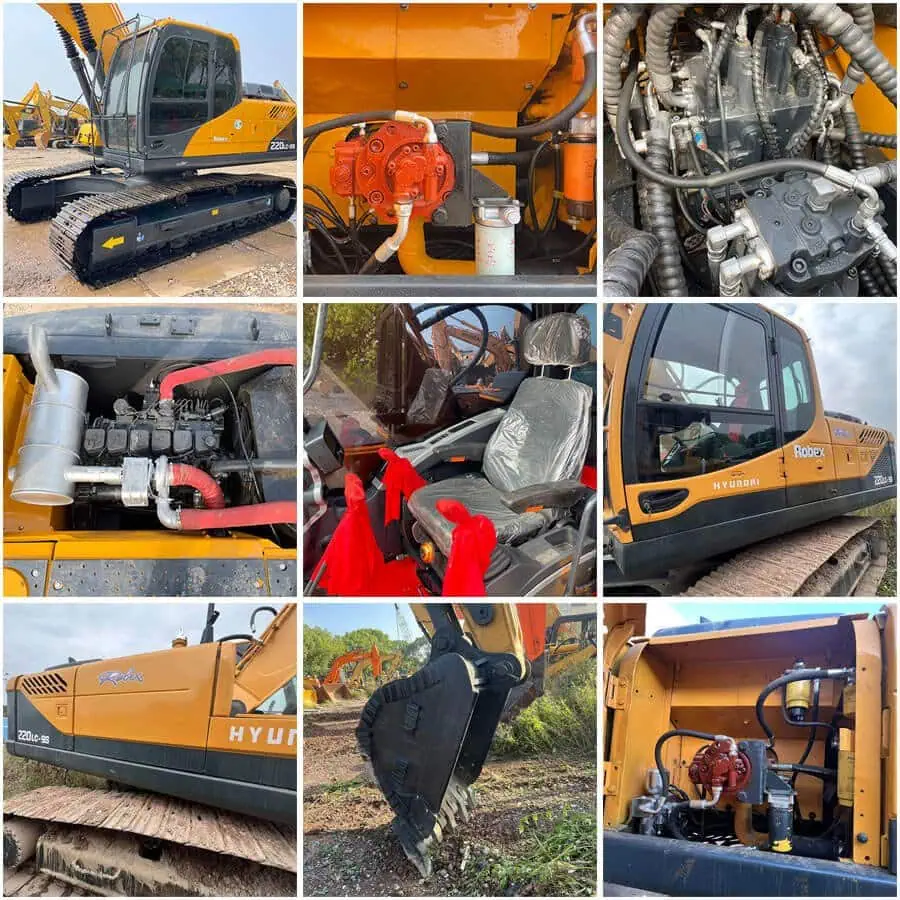 Used Hyundai R220LC-9S Excavator For Sale R220 R220LC R220LC-9 22 Tons