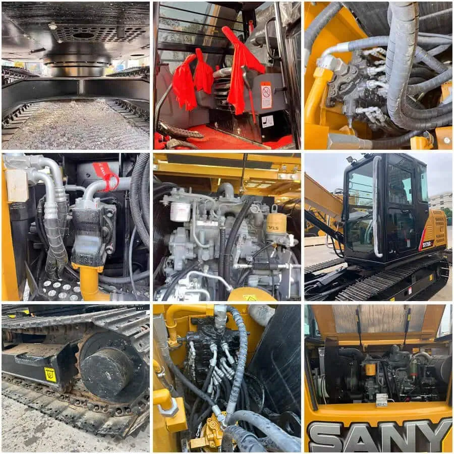 used Sany SY75C excavator for sale