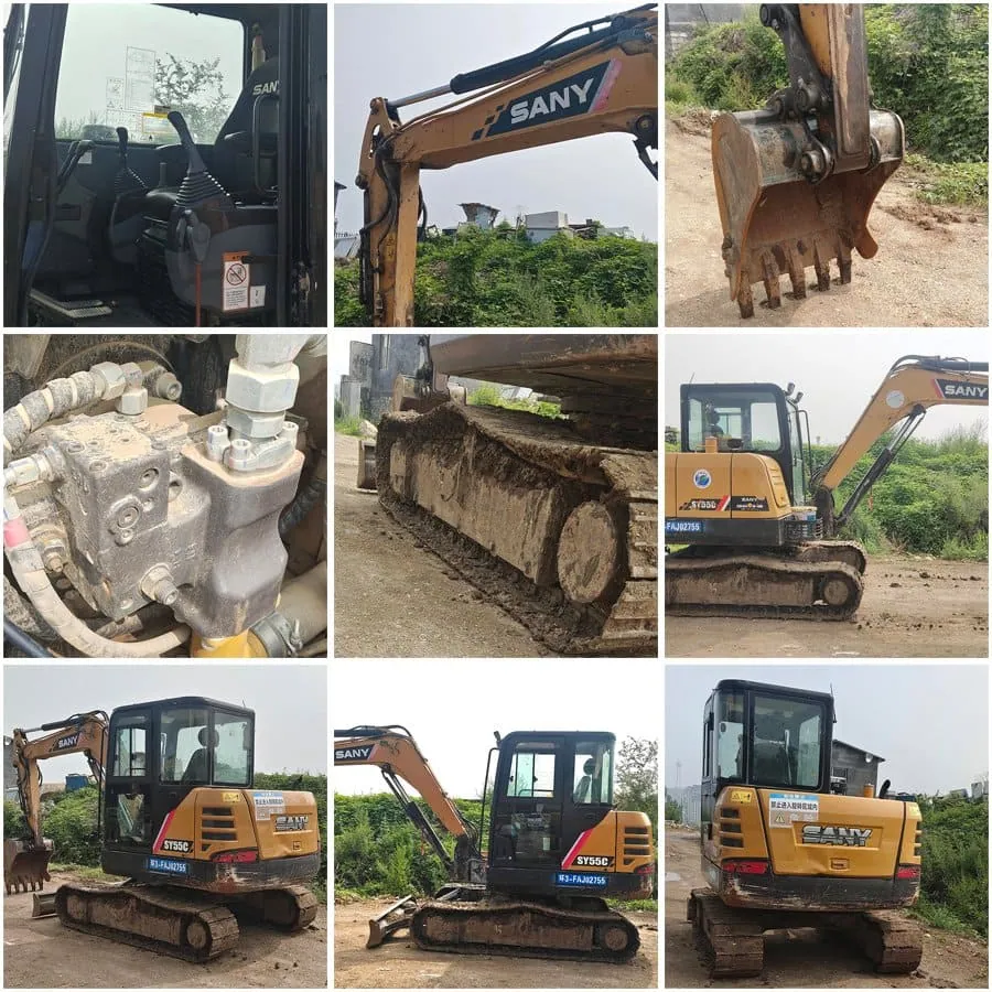 Used Sany SY55C Excavator Second Hand Mini Digger For Sale