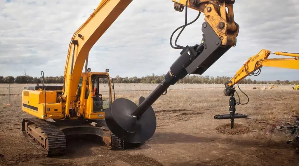excavator auger 2