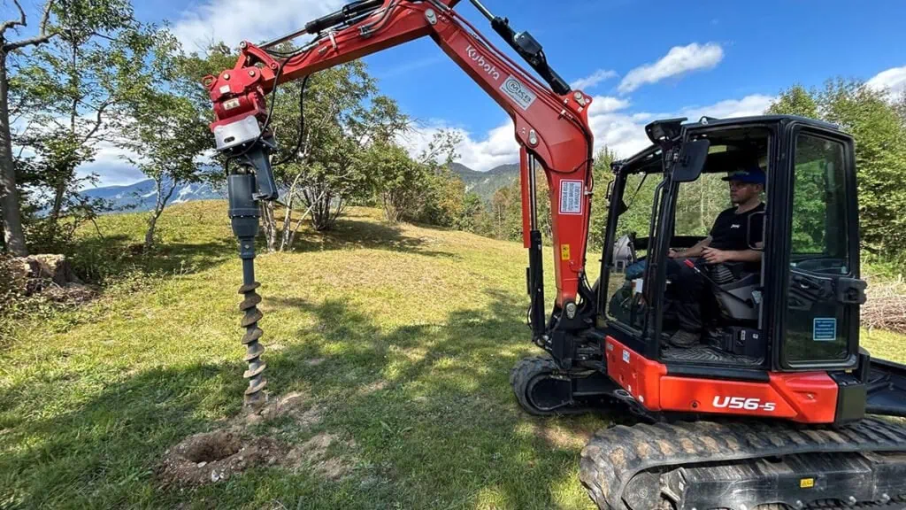 excavator auger 4
