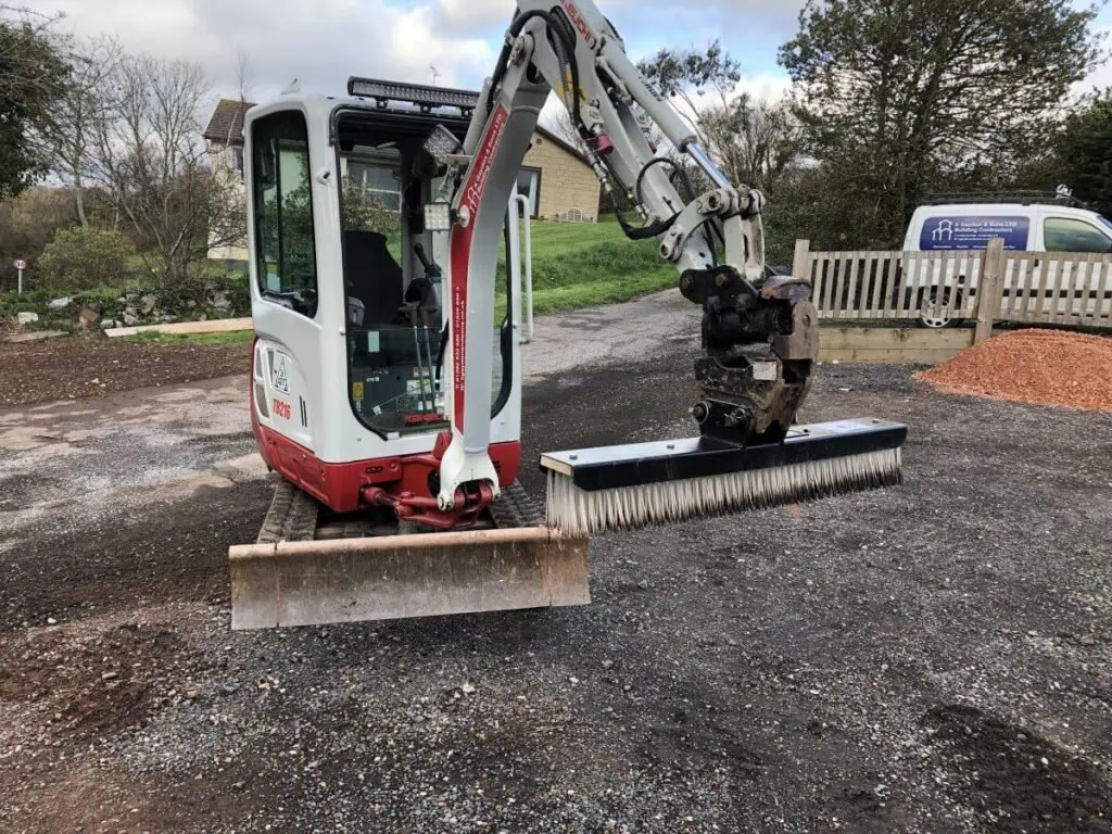 excavator broom 3