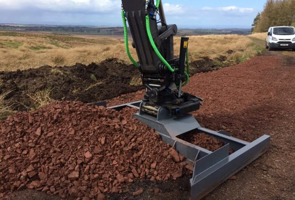excavator land leveler 4