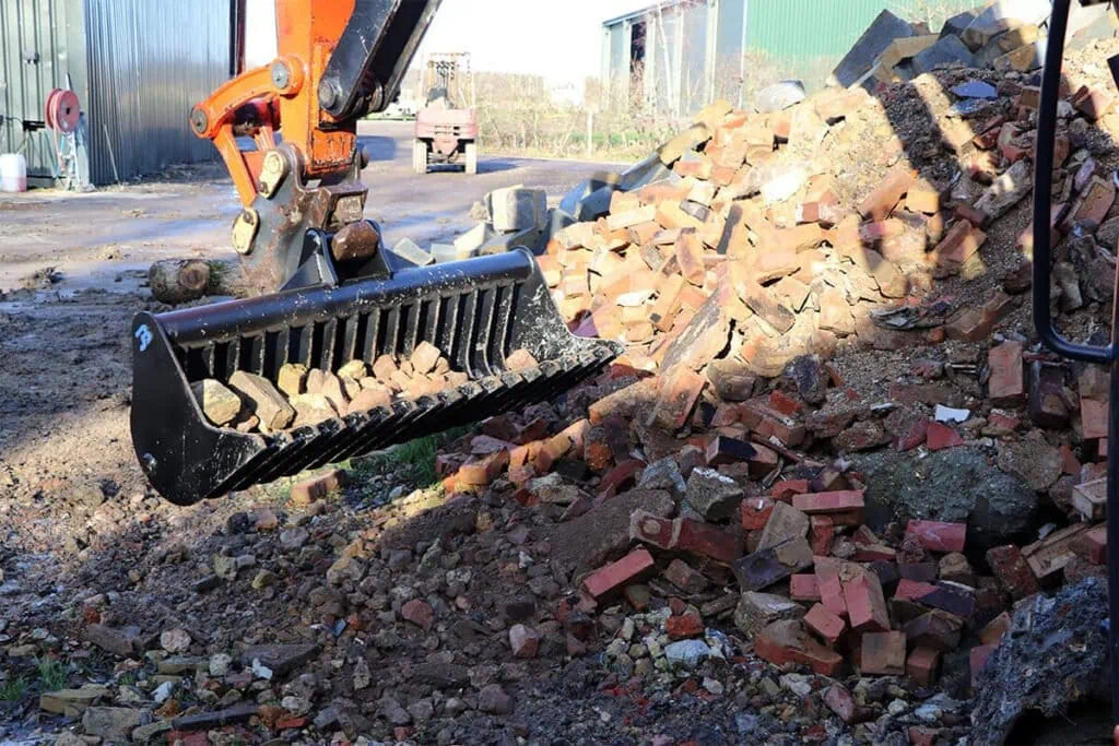 excavator rake 2