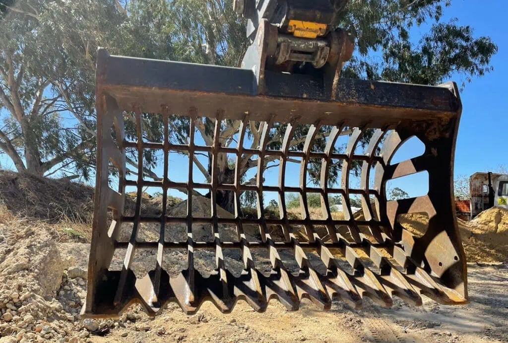 excavator rake 3