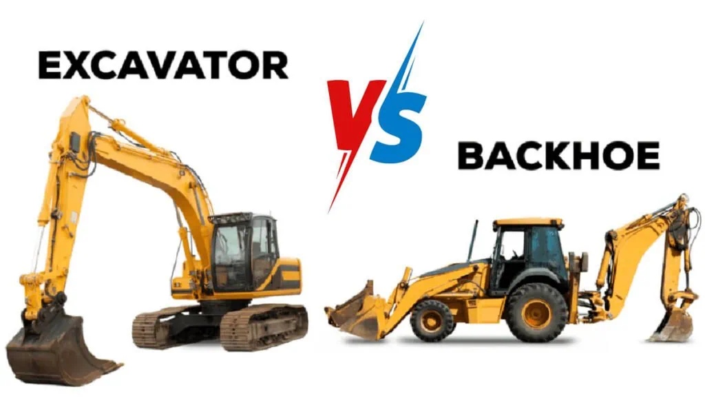 excavator vs backhoe