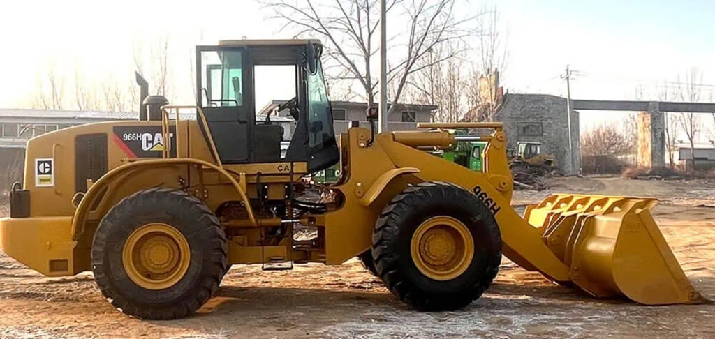 undercarriage of used loader