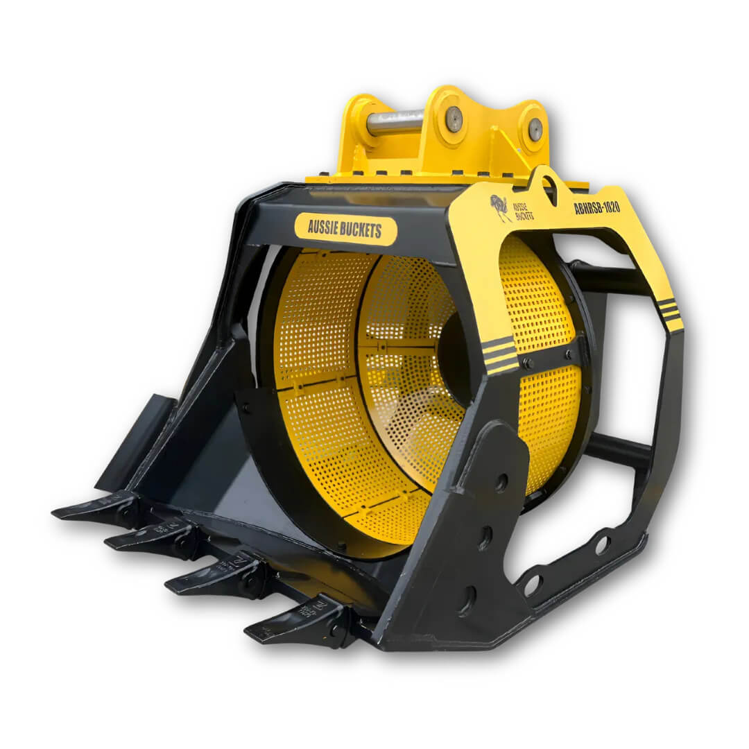 rotary screening bucket