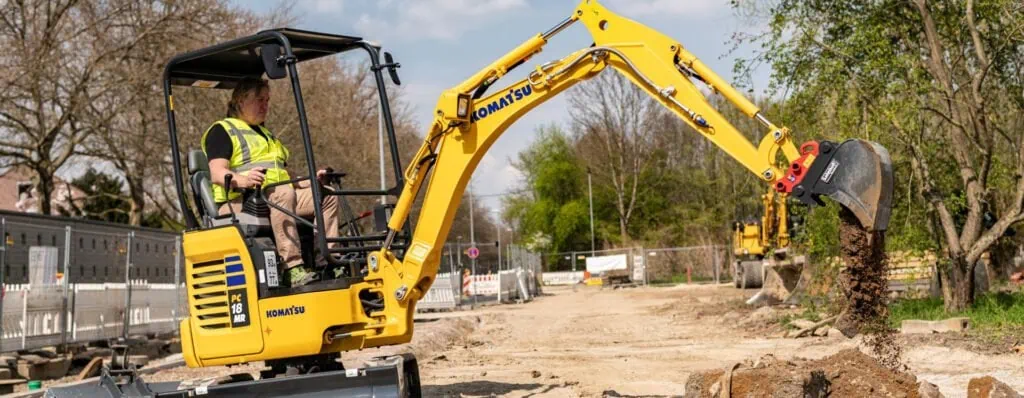 used komatsu mini excavator