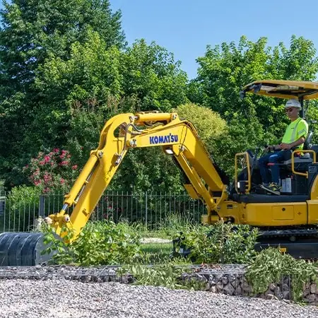 used komatsu mini excavator applications 4