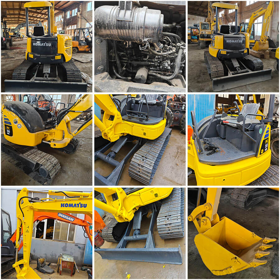 used Komatsu PC50 excavator