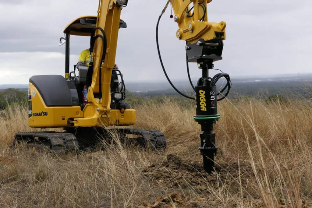 excavator auger 5