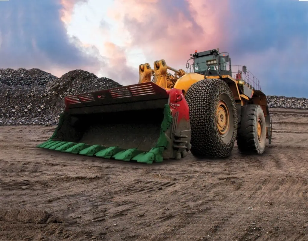 wheel loader rock bucket 4
