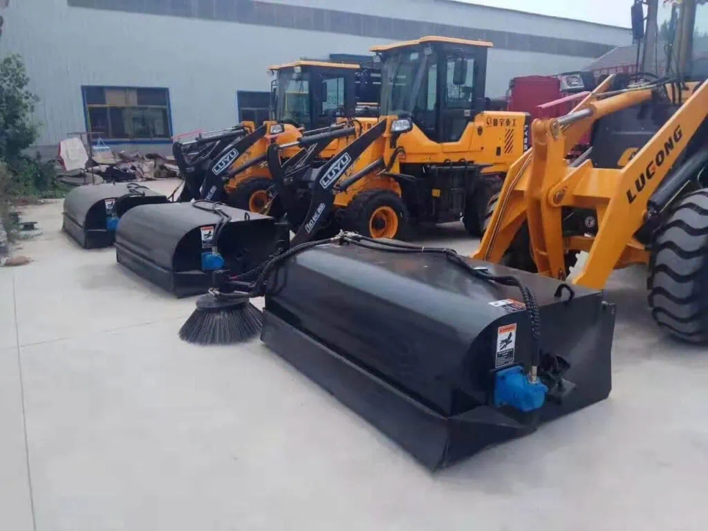 wheel loader sweeper 1
