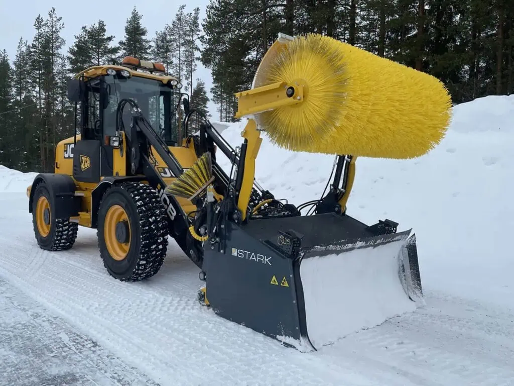 wheel loader sweeper 4