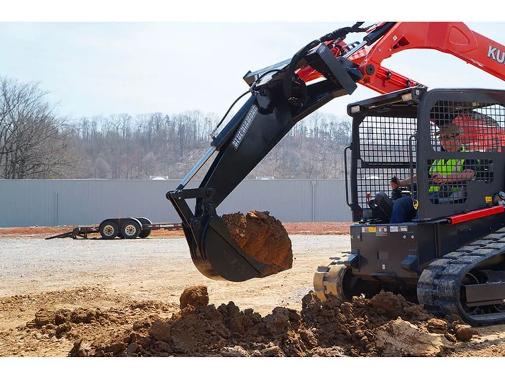 blue diamond skid steer backhoe 4 11461