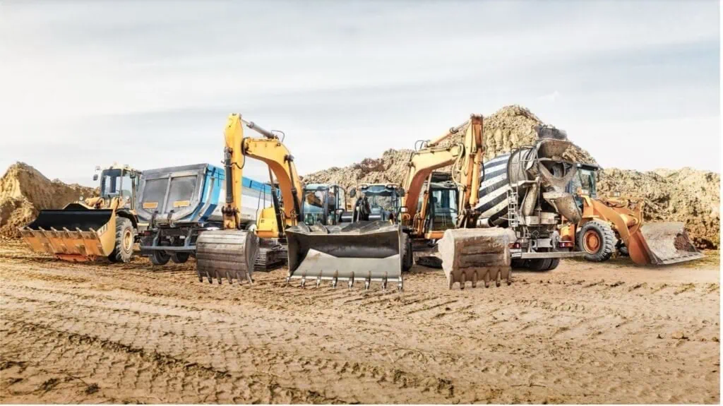 excavators at job site 1