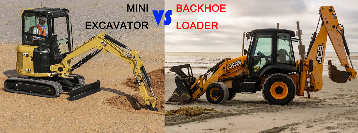 Backhoe vs Mini Excavator