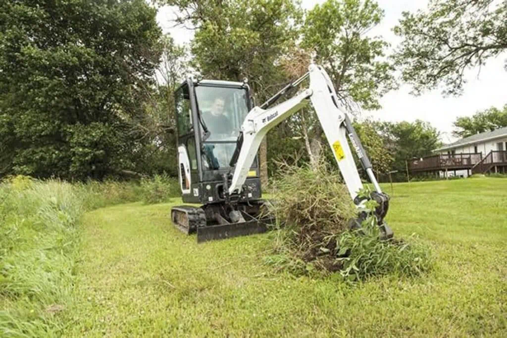 bobcat excavator size 2