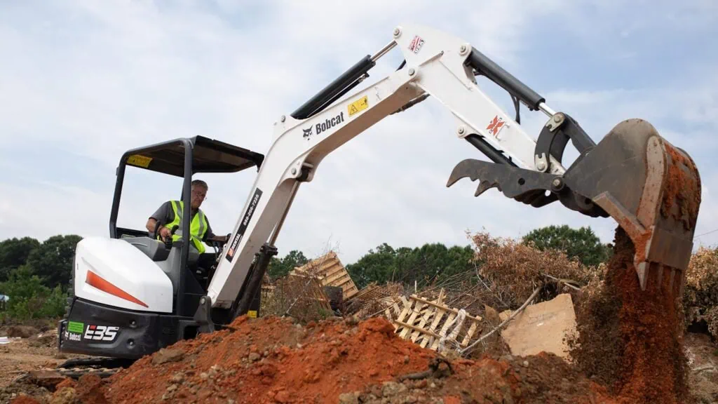 excavator digging depth 10