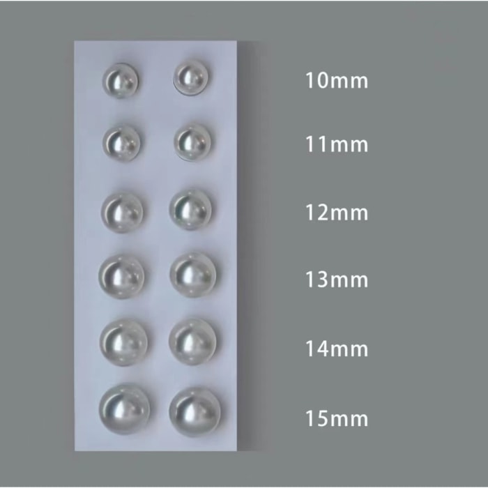 10.0-11.0mm AAA Australische weiße Südsee Perle Anhänger mit Diamanten – Bild 4