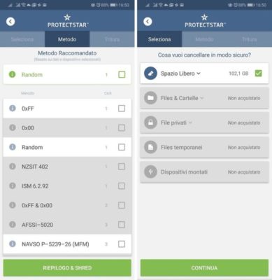 iShredder5 cancellare dati Android