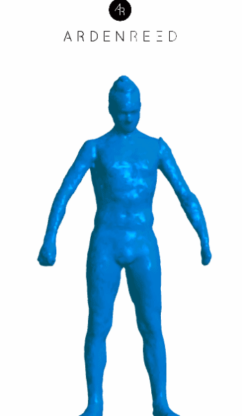 Jesus Torres 3-D body scan.