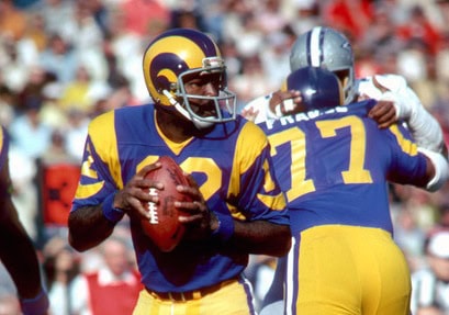 Harris with the Rams in 1974. Photo credit: Atlanta Black Star