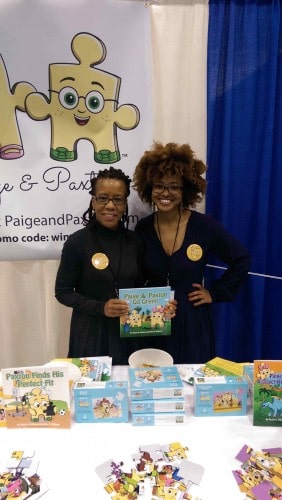 Mother and daughter team, Rachel and Kelley Williams, creators of the Paige and Paxton books