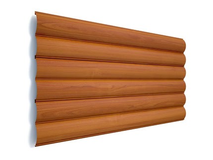 Сруб деревянный в сборке цвет клён