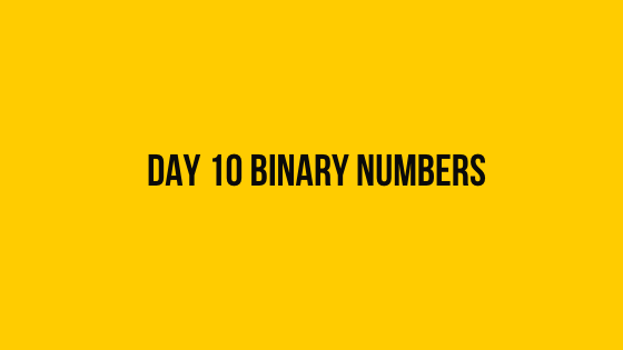 Day 10 Binary Numbers 30 days of code solution Hackerrank