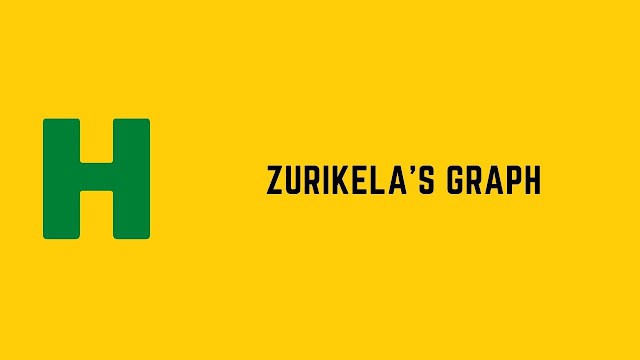 HackerRank Zurikela's Graph problem solution