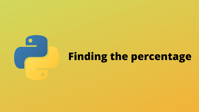 HackerRank Finding the percentage solution in python