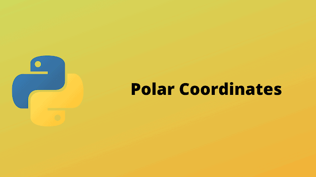 HackerRank Polar Coordinates solution in python