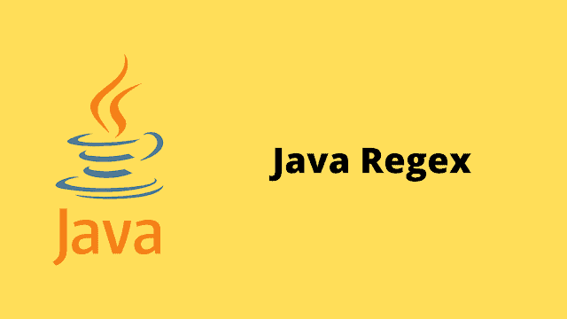 HackerRank Java Regex problem solution