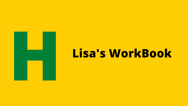 HackerRank Lisa's Workbook problem solution