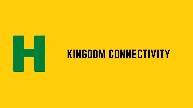 HackerRank Kingdom Connectivity problem solution