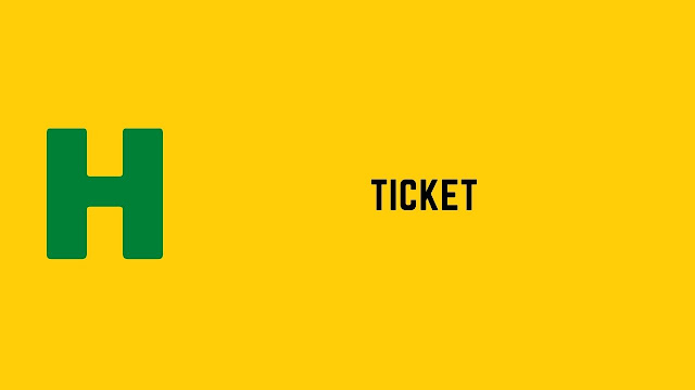 HackerRank Ticket problem solution